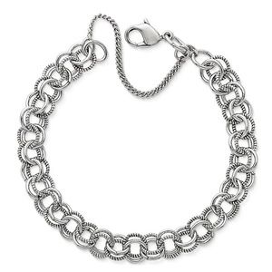 James Avery double link charm bracelet